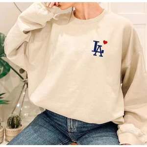 LA Logo Cream Sweatshirt